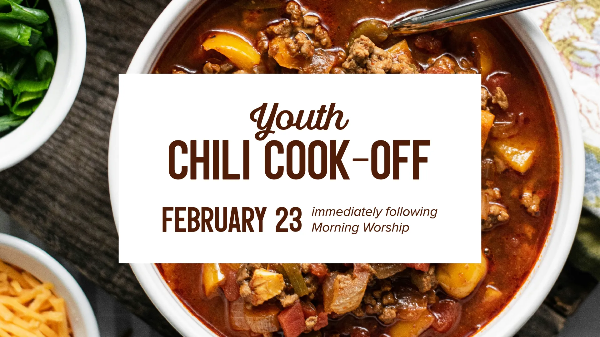 youth chili cookoff
